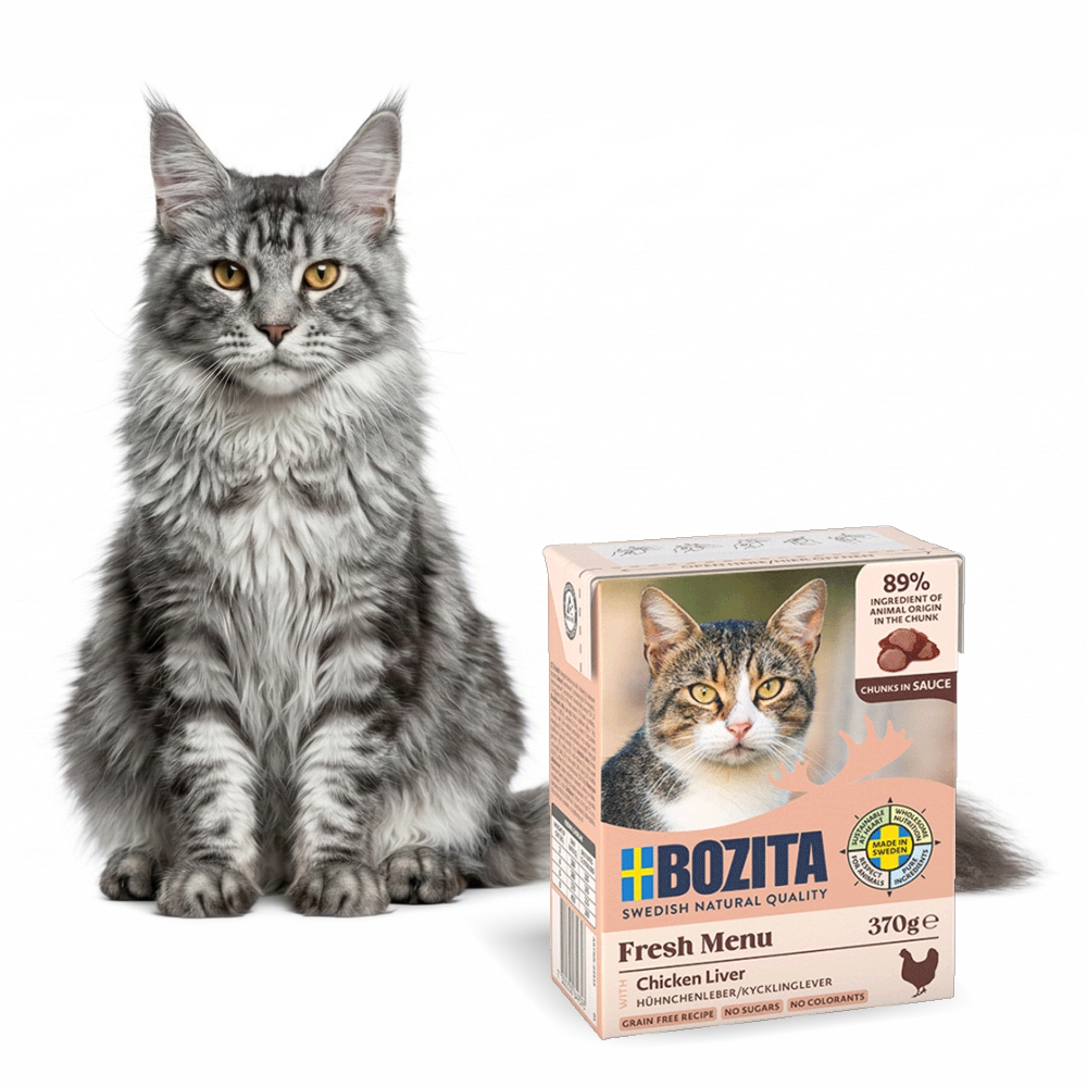 BOZITA dla kota wątróbka drobiowa w sosie 370g